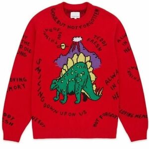 NWT Teddy Fresh red gone but not forgotten sweater size M